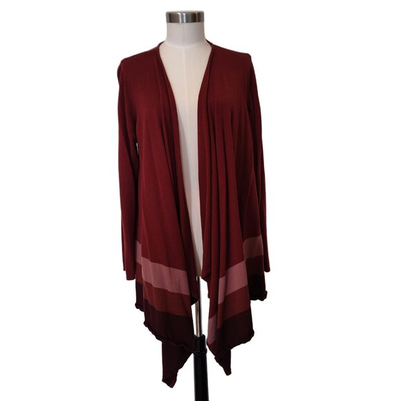 Mod Cloth Women's Open Front Cardigan Sweater Rusty Brown Plus Size 1X - Picture 1 of 6